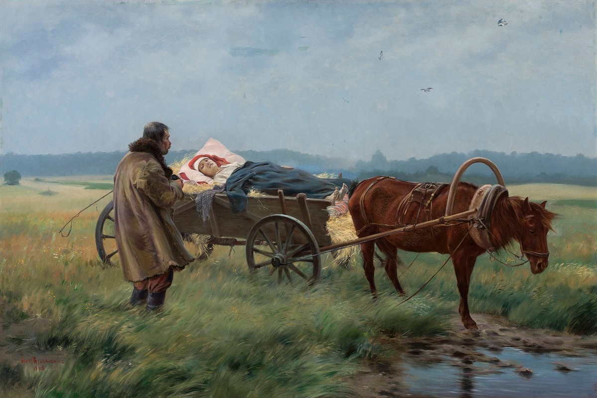 Józef Ryszkiewicz - On the way to the doctor