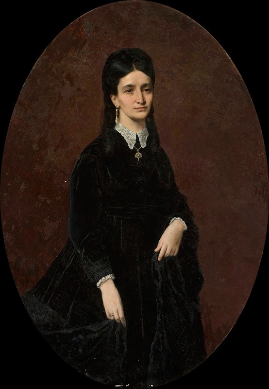 Józef Simmler - Portrait of a lady