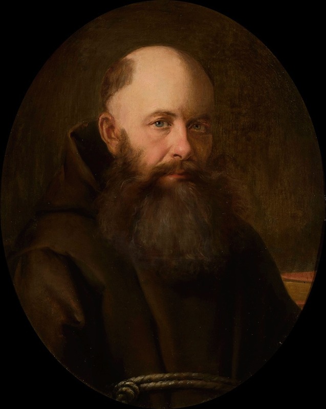 Józef Simmler - Portrait of Capuchin Beniamin Szymański