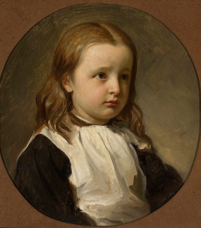 Józef Simmler - Portrait of Julia Simmler, artist’s daughter