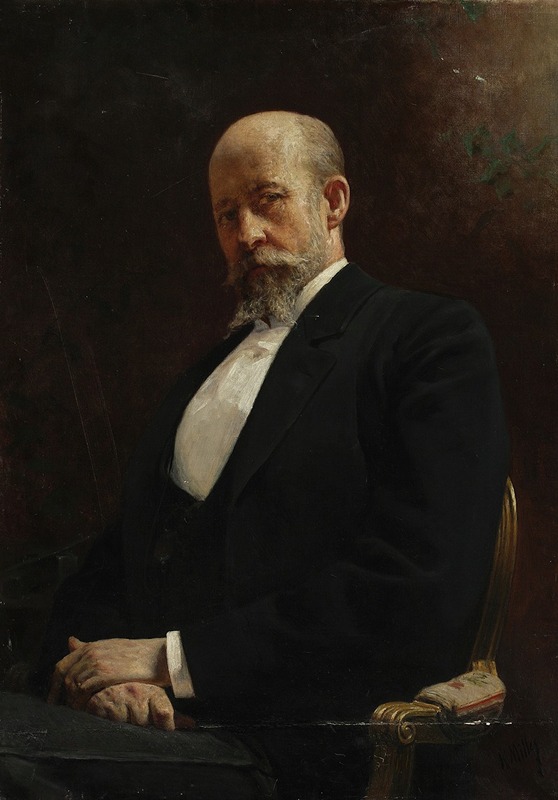 Karol Miller - Portrait of Teodor Rygier, sculptor