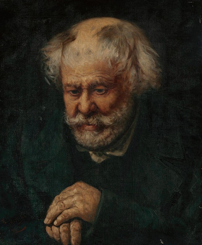 Kazimierz Mirecki - Portrait of an old man