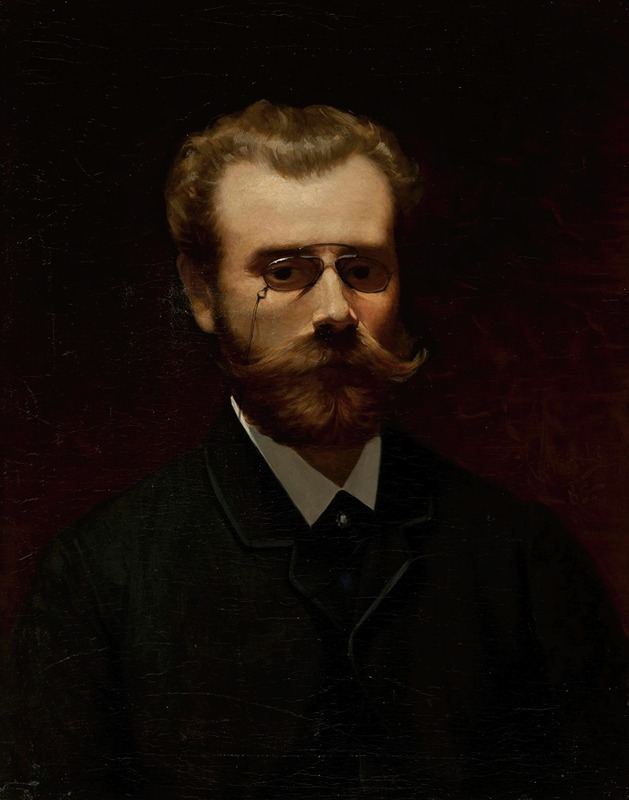 Kazimierz Mirecki - Portrait of Walerz Brochocki, painter