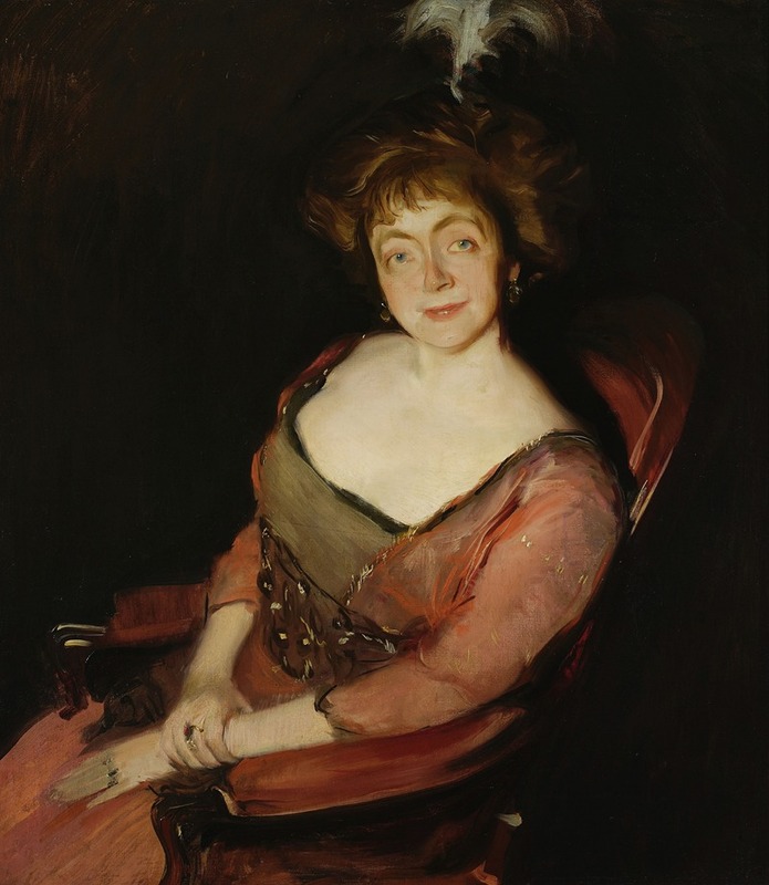 Konrad Krzyżanowski - Portrait of Janina Dziekońska née Korsak