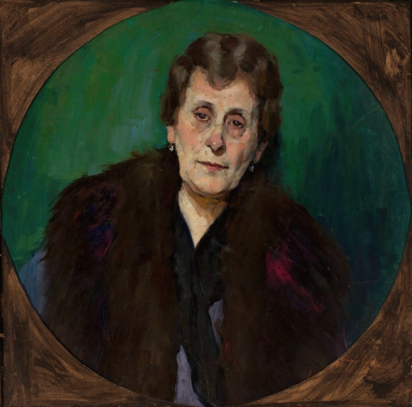 Konrad Krzyżanowski - Portrait of Mrs. M.G.