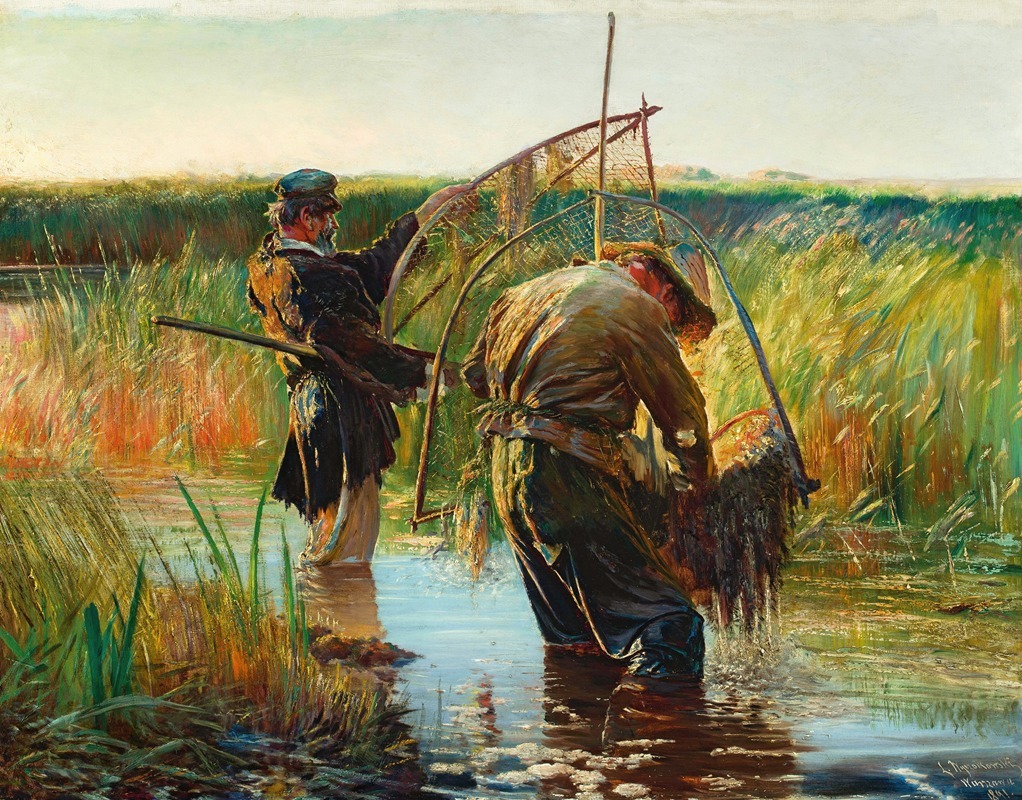 Leon Wyczółkowski - Fishermen