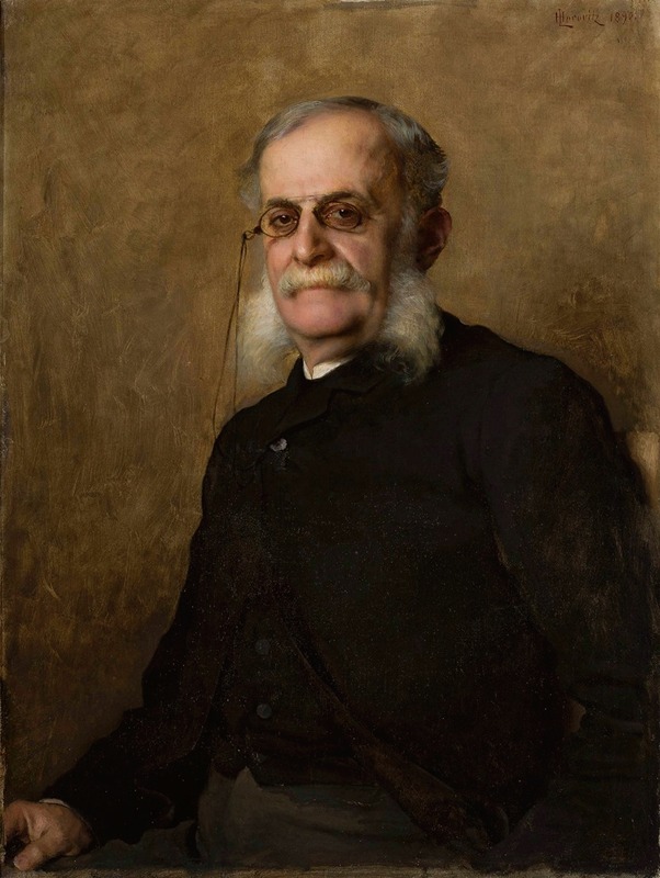 Leopold Horowitz - Portrait of Edward Leo (1829–1901), editor of “Gazeta Polska”