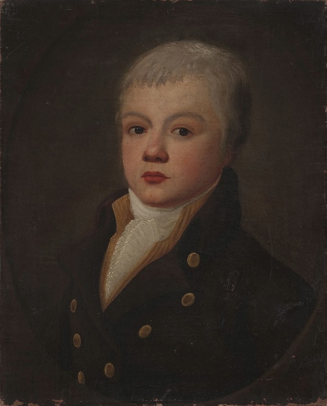 Maciej Topolski - Childhood portrait of Jan Wołowicz (1778–)
