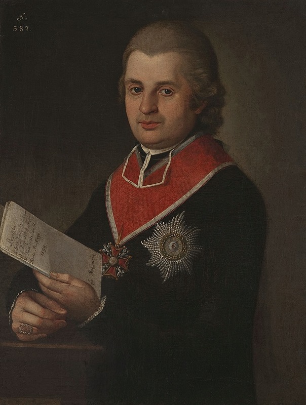 Maciej Topolski - Portrait of a clergyman