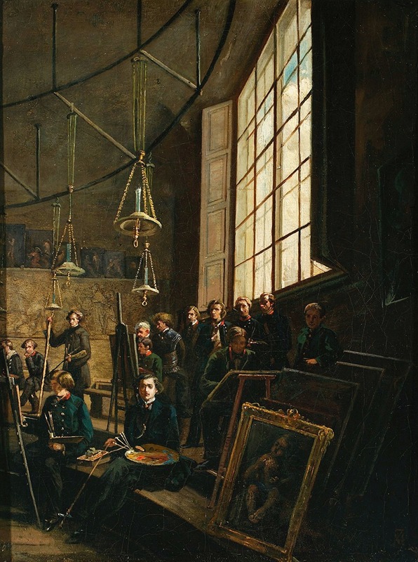 Marcin Zaleski - Interior of the School of Fine Arts in Warsaw