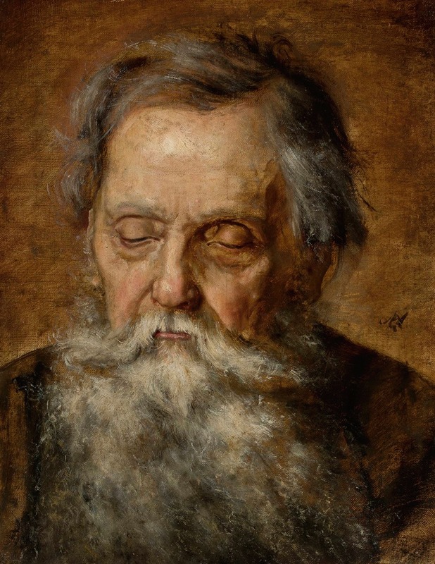 Maurycy Gottlieb - Portrait of a bearded old man