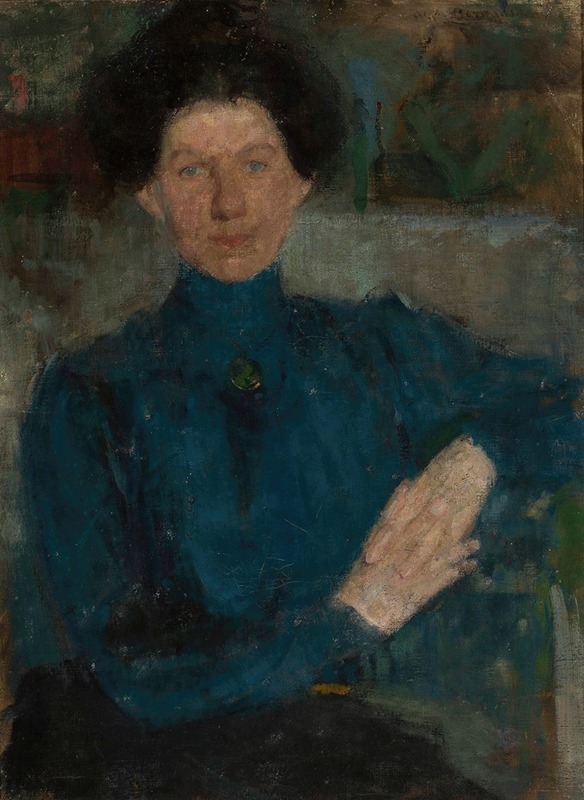 Olga Boznanska - Portraif of Maria Koźniewska-Kalinowska (1875–1968), painter