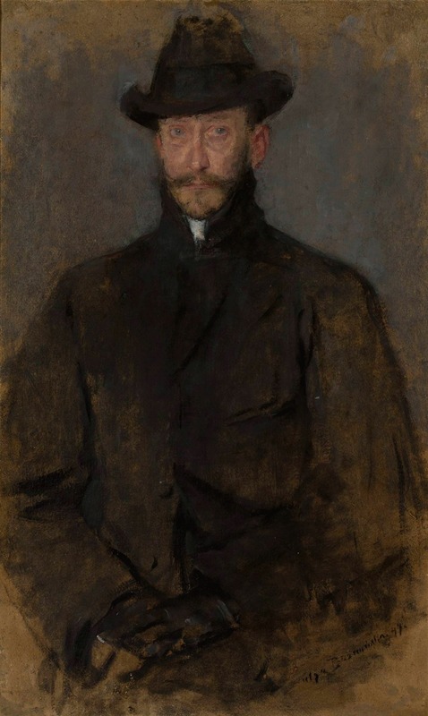 Olga Boznanska - Portrait of Antoni Kamieński (1860-1861–1933), painter