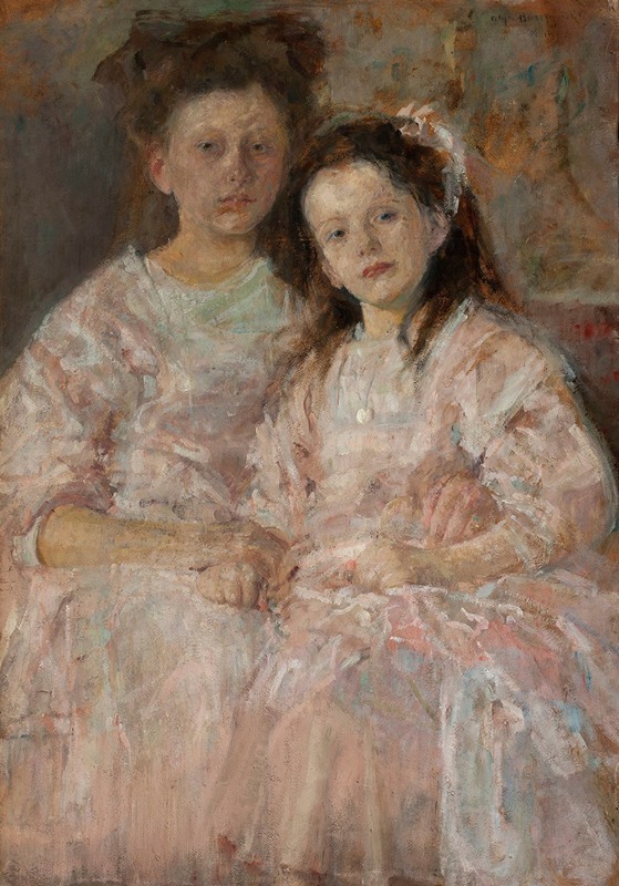 Olga Boznanska - Portrait of girls, Helena Chmielarczyk and Władysława Chmielarczyk