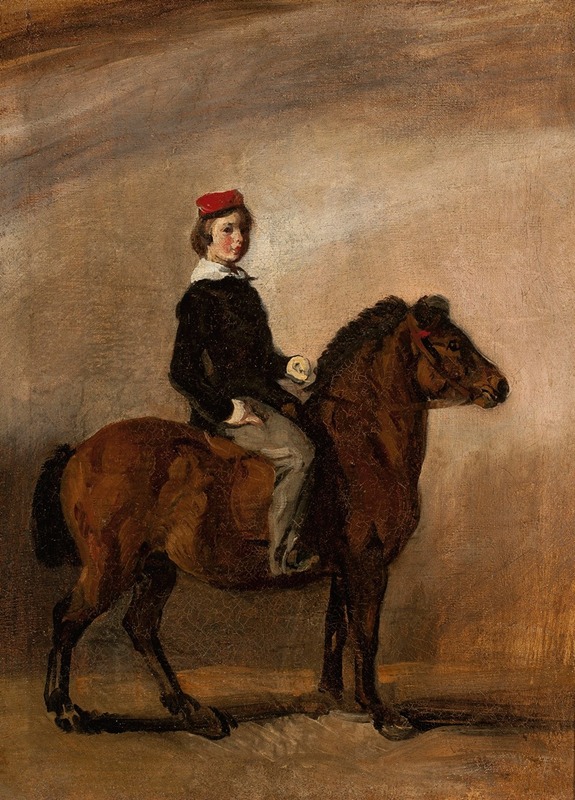 Piotr Michałowski - Artist’s son on a pony