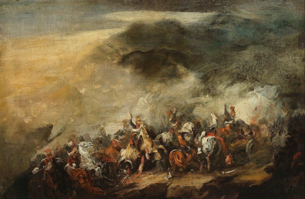 Piotr Michałowski - Battle of Somosierra