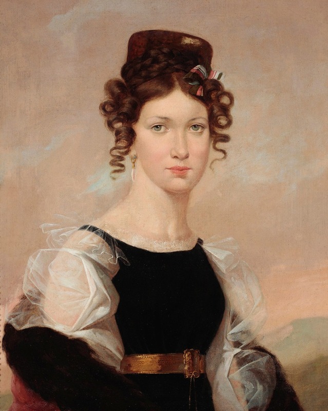 Rafał Hadziewicz - Portrait of Antonina Gepner née Czyszkowska (1813–1870), painter’s wife
