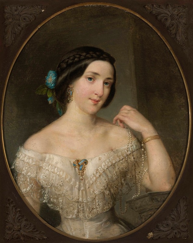 Rafał Hadziewicz - Portrait of Maria Ludwika Blumenfeld née Kobyłecka