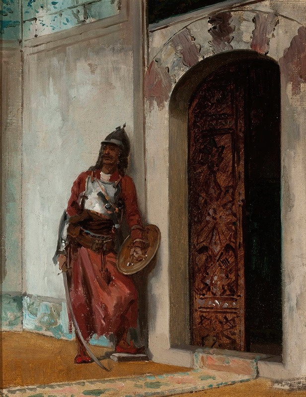 Stanisław Chlebowski - Guard at the entrance to the seraglio