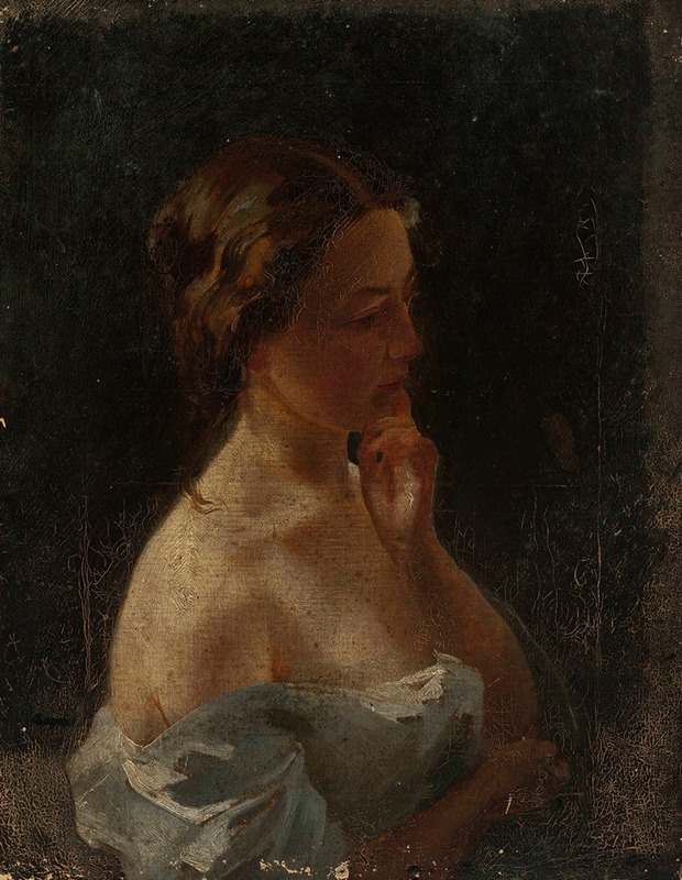 Stanisław Chlebowski - Study of a young woman