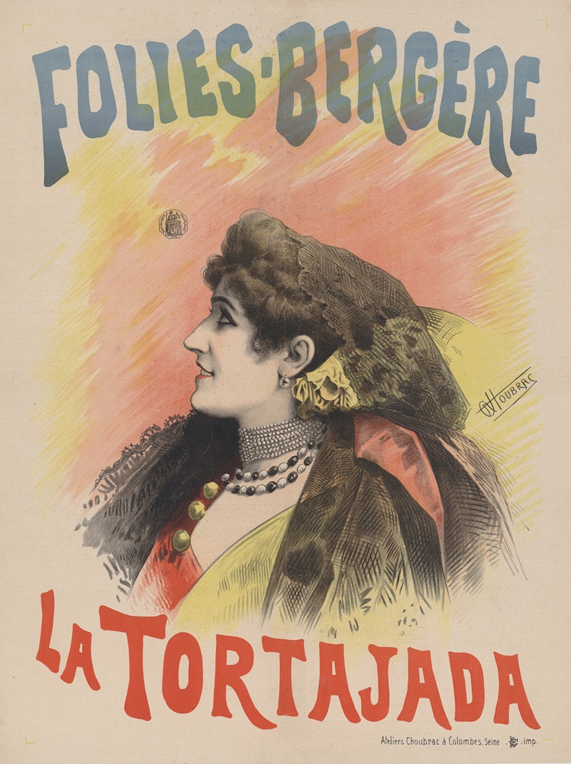 Alfred Choubrac - Folies-Bergère. La Tortajada