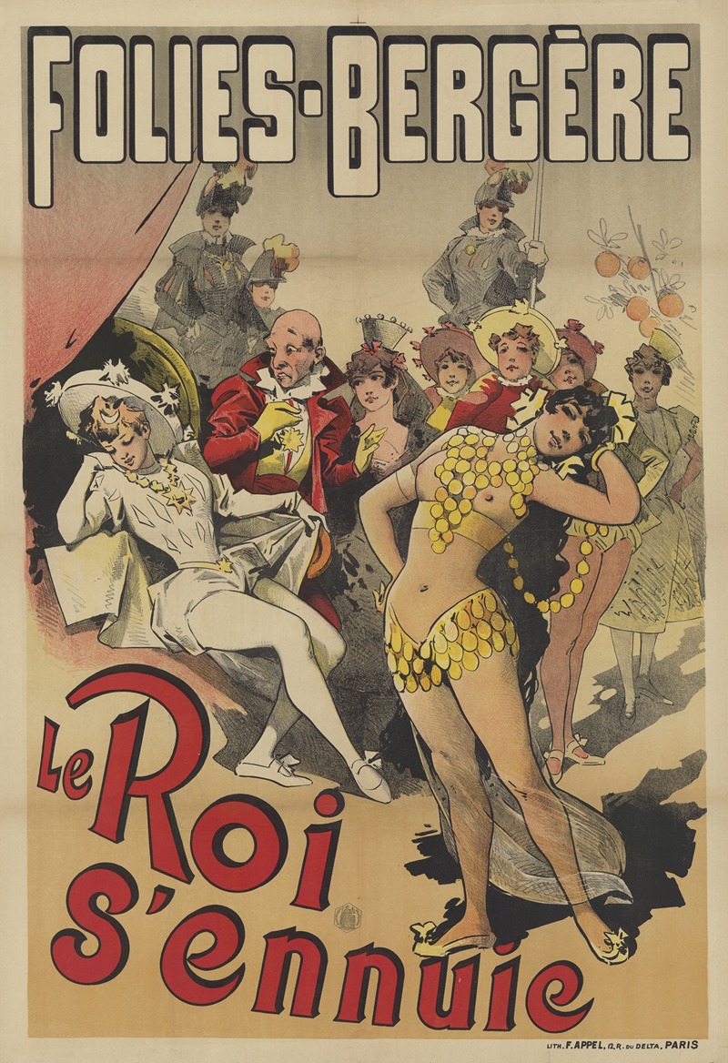 Alfred Choubrac - Folies-Bergère. Le Roi s’ennuie