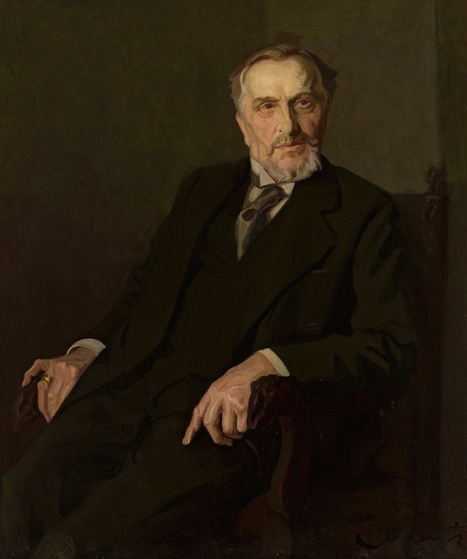Stanisław Lentz - Portrait of Emil Albert Ferdynand Wedel