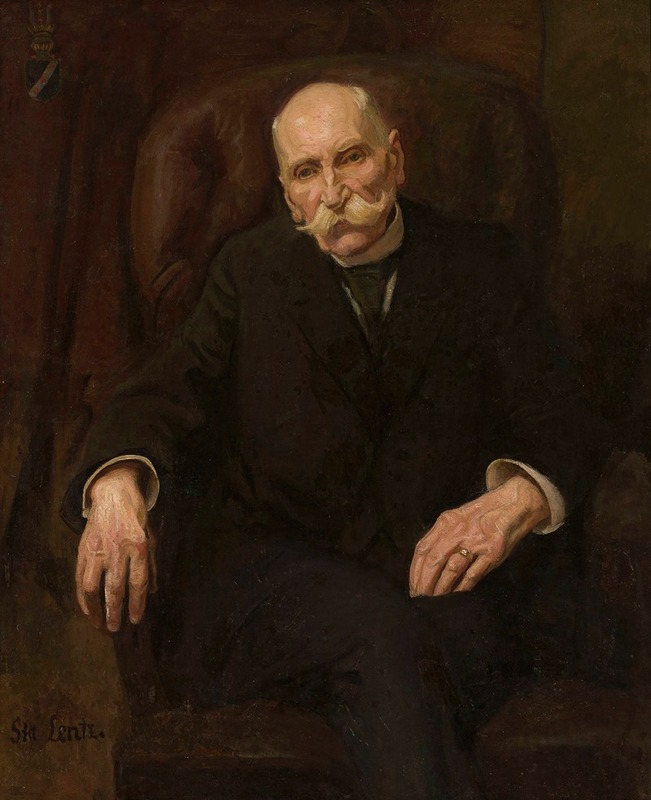 Stanisław Lentz - Portrait of Jan Zembrzuski