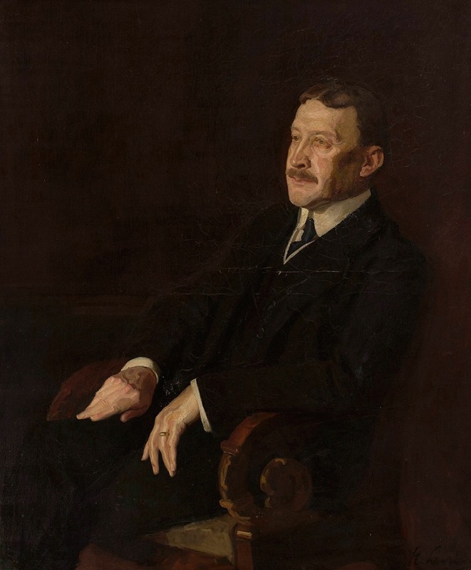 Stanisław Lentz - Portrait of Marian Sokołowski