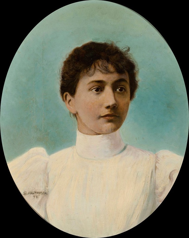 Stanisław Masłowski - Portrait of Aniela Rapacka