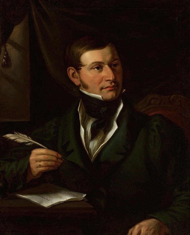 Walenty Wańkowicz - Portrait of Andrzej Towiański (1799–1878)