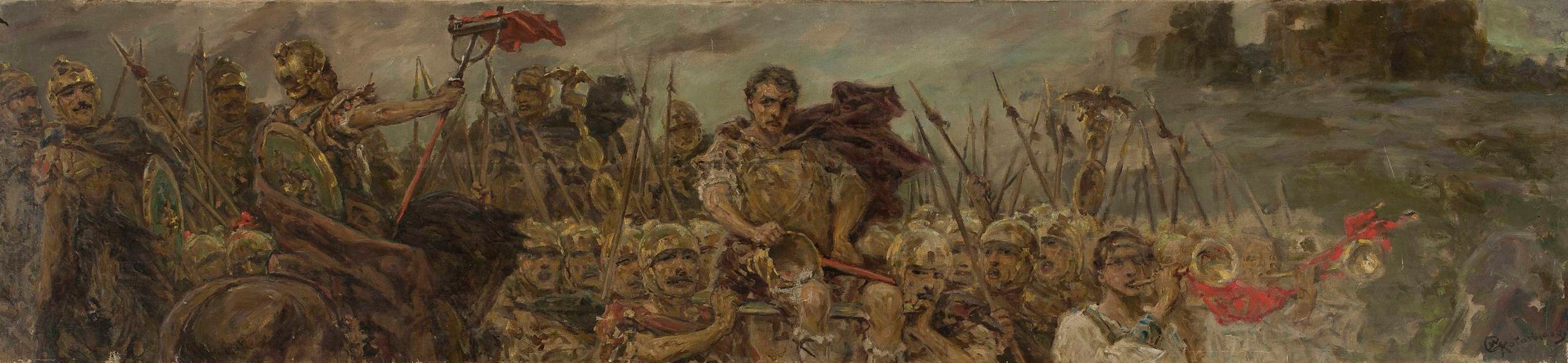 Wilhelm Kotarbiński - Victorious procession after the battle