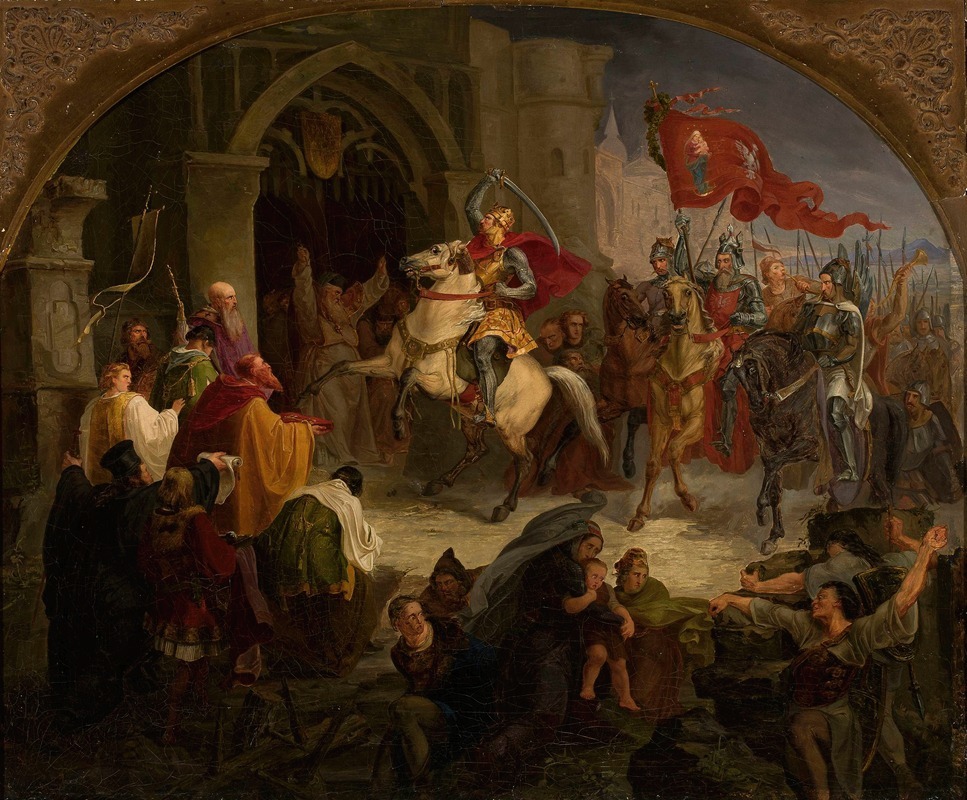 Wincenty Smokowski - Entry of Bolesław the Brave into Kiev