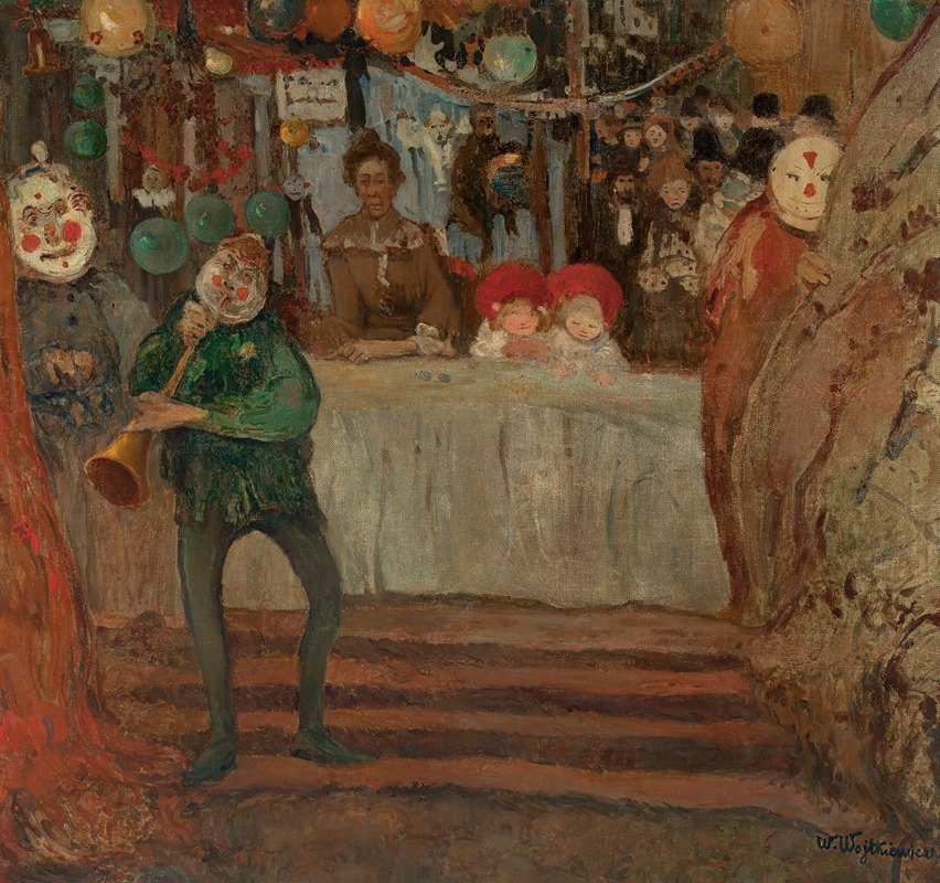Witold Wojtkiewicz - Circus – In front of the little theatre
