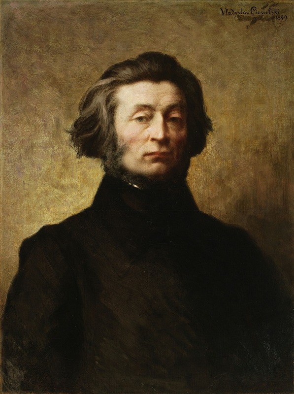 Władysław Ciesielski - Portrait of Adam Mickiewicz