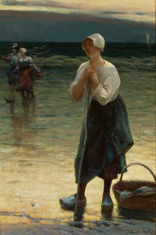 Władysław Wankie - Breton fisherwoman
