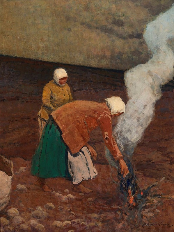 Władysław Wankie - Harvesting potatoes