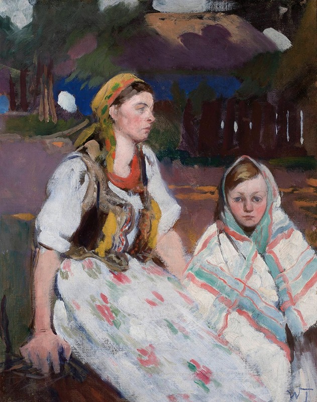 Włodzimierz Tetmajer - Two peasant girls