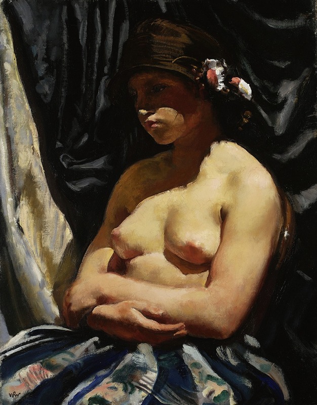 Wojciech Weiss - Female semi-nude