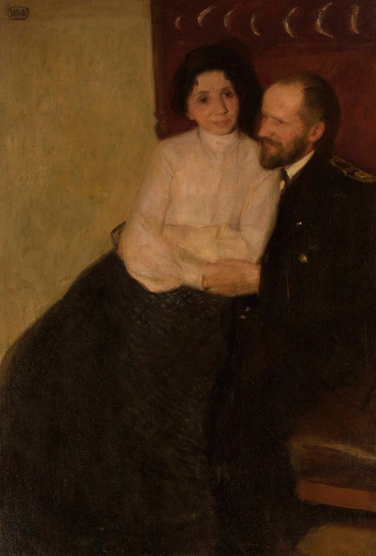 Wojciech Weiss - Portrait of artist’s sister and her husband