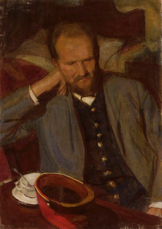 Wojciech Weiss - Portrait of Stanisław Florek, railway official