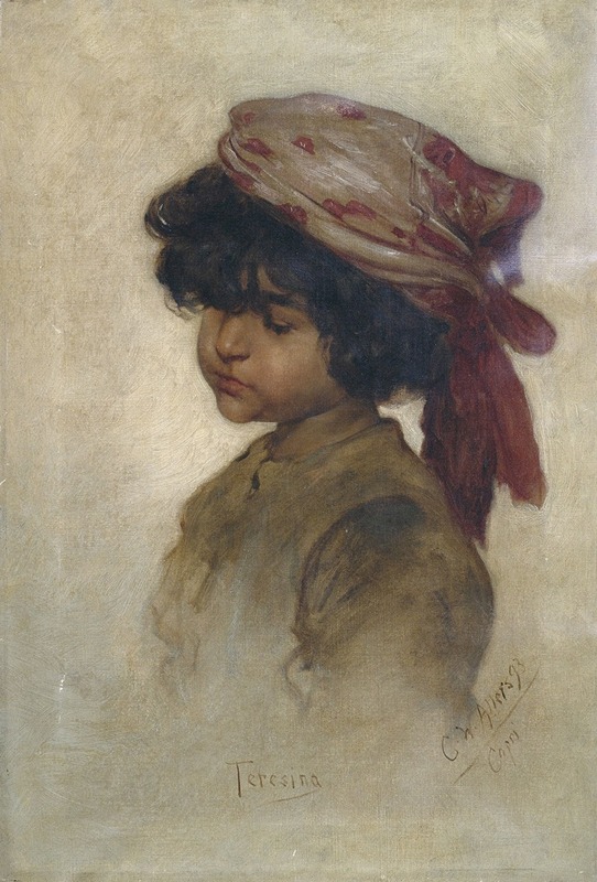 Christian Wilhelm Allers - Portrait of the girl Teresina