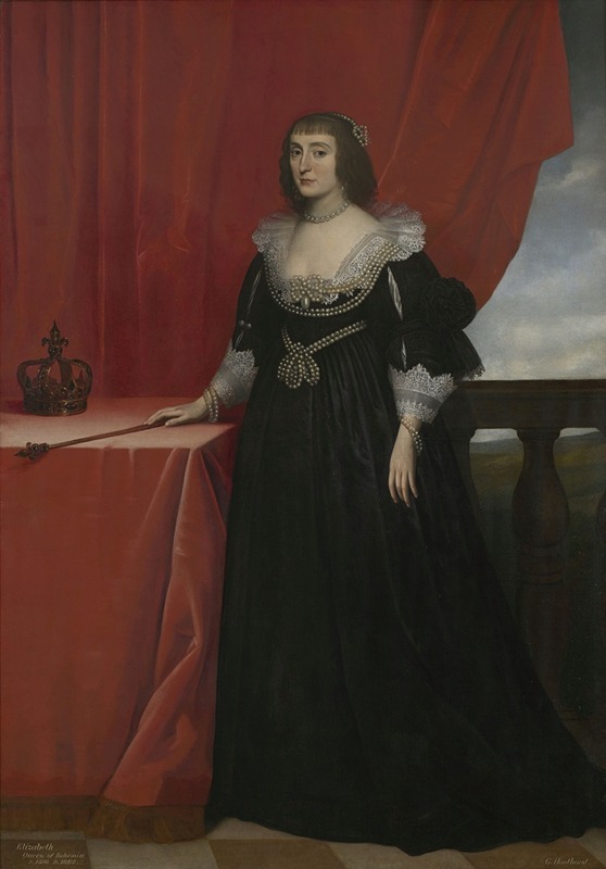 Gerard van Honthorst - Portrait of Elizabeth Stuart, Queen of Bohemia