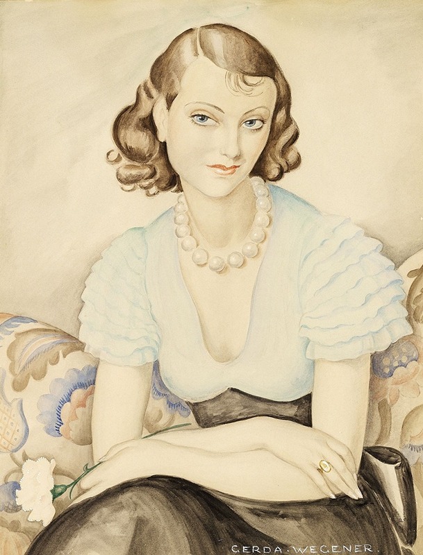 Gerda Wegener - Portrait of a young woman