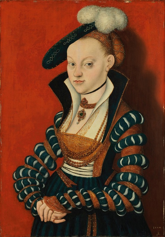 Lucas Cranach the Elder - Portrait of Christiane of Eulenau