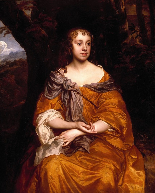 Sir Peter Lely - Portrait of Miss Wharton