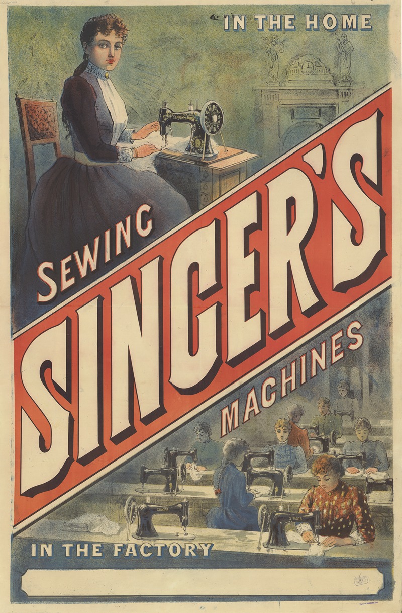 Anonymous - Singer. Sewing machines in the factory