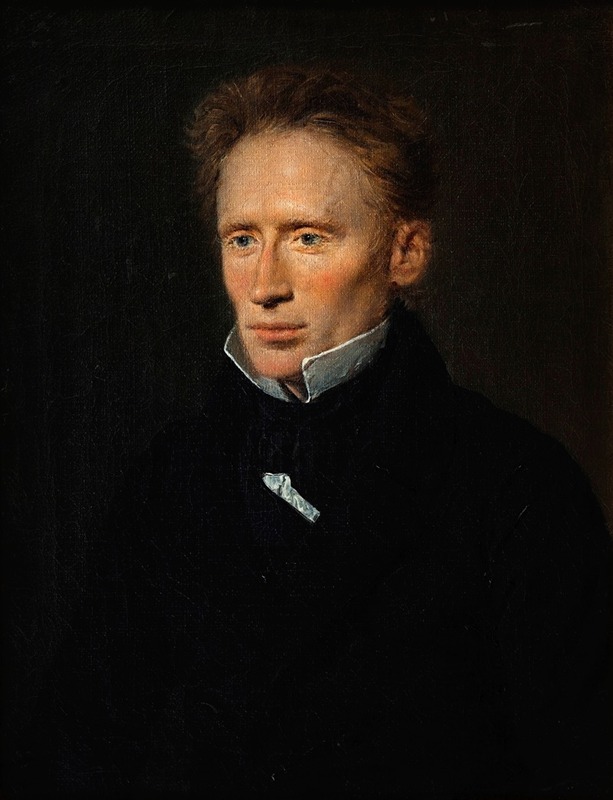 Christian Albrecht Jensen - Portrait of Johannes Dam Hage (1800-1837), editor of ‘Fædrelandet’ (The Fatherland)