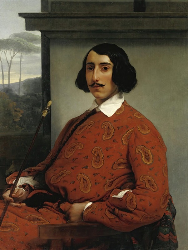 Francesco Hayez - Portrait of a Gentleman (Duca Manolo Nuňez Falcò)