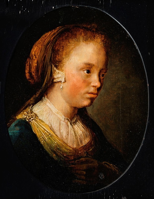 Gerrit Dou - Portrait of a young girl